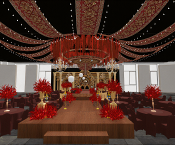 Modern Banquet Hall-ID:716252094