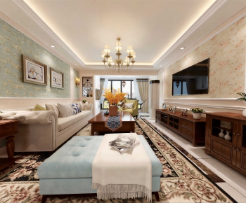 American Style A Living Room-ID:890541124