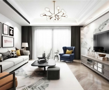 American Style A Living Room-ID:590428112