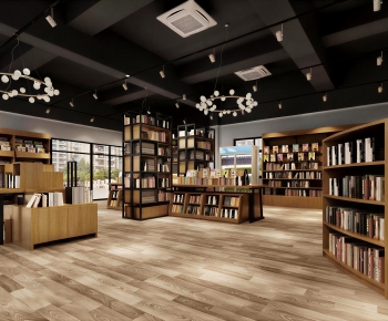 Modern Bookstore Book Bar-ID:652874953