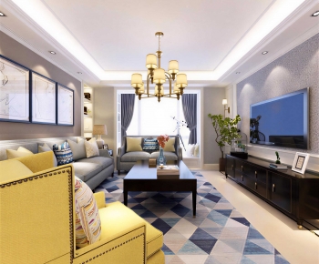 American Style A Living Room-ID:299633984