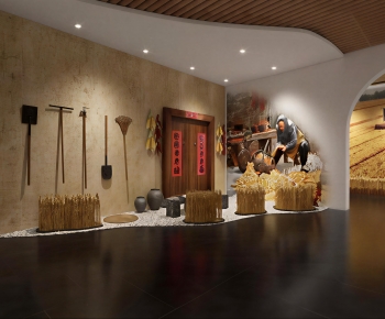 New Chinese Style Exhibition Hall-ID:495692015