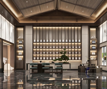 New Chinese Style Lobby Hall-ID:476576092
