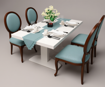 Modern Dining Table And Chairs-ID:409154899