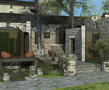 Modern Courtyard/landscape-ID:342853077