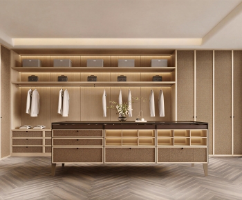 Modern Clothes Storage Area-ID:371990925