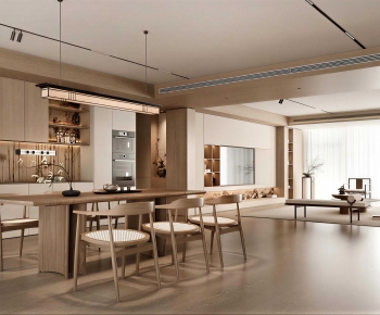 Japanese Style Dining Room-ID:642564061