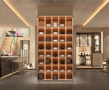 New Chinese Style Teahouse Tea House-ID:749399783