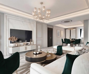 American Style A Living Room-ID:540781071