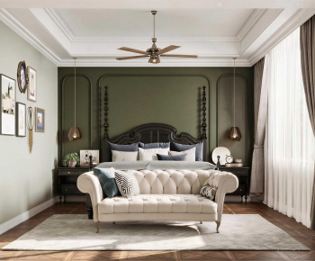 American Style Bedroom-ID:467279918