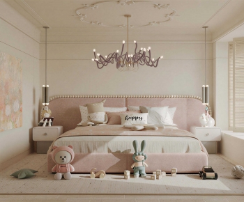 French Style Girl's Room Daughter's Room-ID:743865975