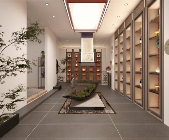 New Chinese Style Teahouse Tea House-ID:703118092
