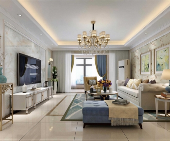 American Style A Living Room-ID:652132034