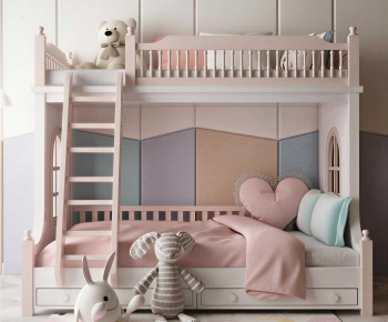 Modern Bunk Bed-ID:840307955