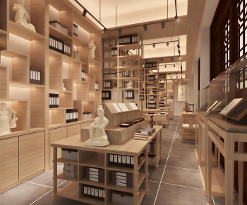 New Chinese Style Bookstore Book Bar-ID:101654054