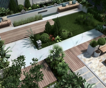 Modern Courtyard/landscape-ID:635273934