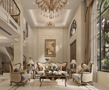 European Style A Living Room-ID:402223118