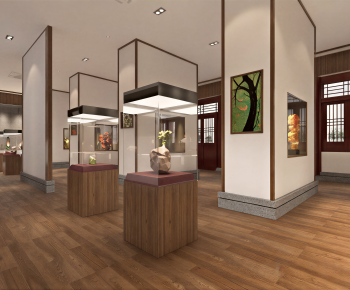 New Chinese Style Exhibition Hall-ID:505357982