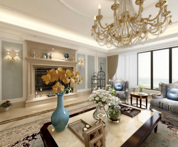 European Style A Living Room-ID:958785062