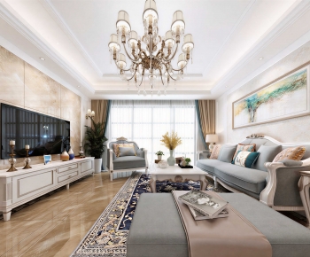 American Style A Living Room-ID:746957062