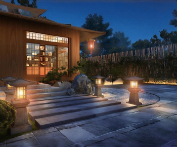 Japanese Style Courtyard/landscape-ID:933311942