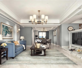 American Style A Living Room-ID:540462029