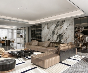Modern A Living Room-ID:405498037