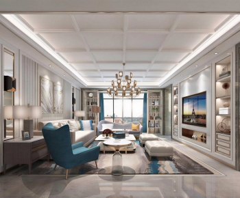 American Style A Living Room-ID:961400995