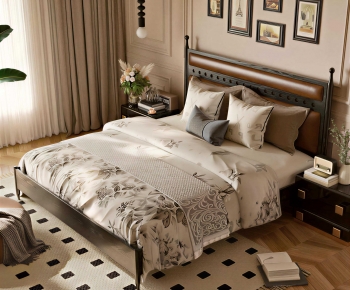 French Style Double Bed-ID:577863931