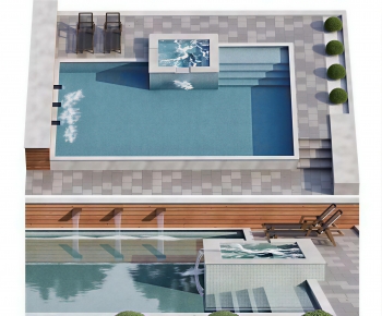 Modern Swimming Pool-ID:185791024