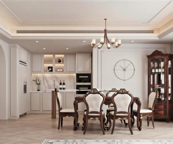 American Style Dining Room-ID:862457999