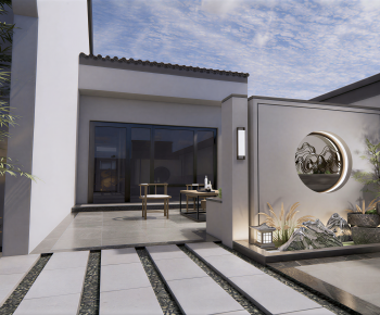 New Chinese Style Courtyard/landscape-ID:319518098