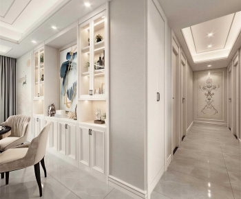 Simple European Style Hallway-ID:525969981