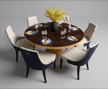 Modern Dining Table And Chairs-ID:530939131