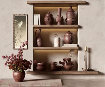 Wabi-sabi Style Clay Pot-ID:234915026
