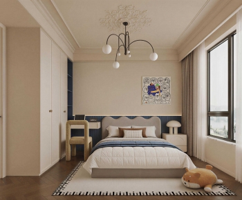 French Style Boy's Room And Son's Room-ID:976475958