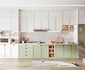 Simple European Style Kitchen Cabinet-ID:409136063