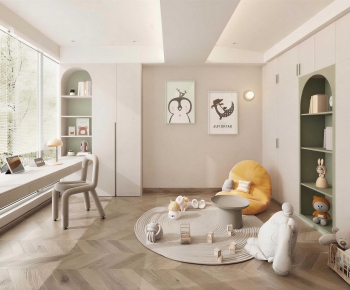 Modern Children's Room Activity Room-ID:834474094