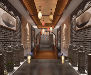 New Chinese Style Corridor-ID:646115063