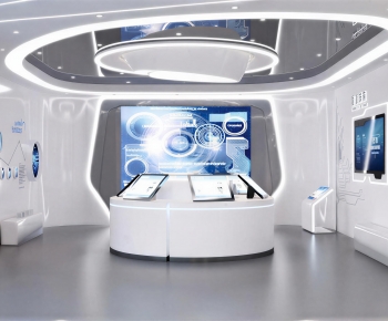 Modern Exhibition Hall-ID:825350358