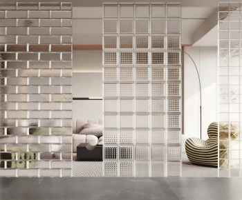 Modern Glass Screen Partition-ID:650938038