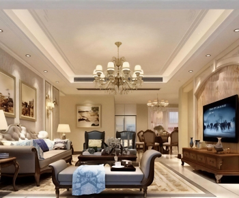 American Style A Living Room-ID:342340959
