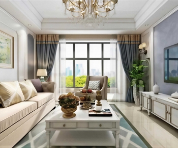 American Style A Living Room-ID:620975024