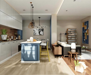 Modern A Living Room-ID:216290953