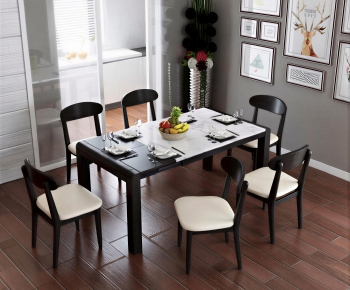 Modern Dining Table And Chairs-ID:420392992