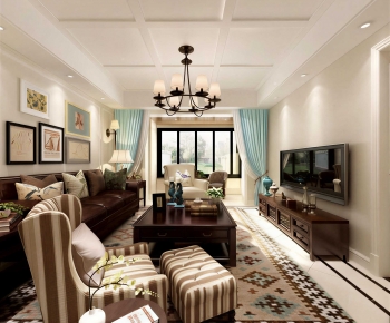 American Style A Living Room-ID:426645997