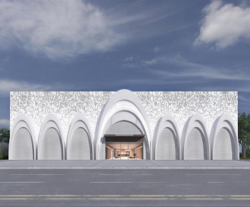 Modern Appearance Of Commercial Building-ID:209054952