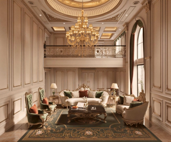 European Style A Living Room-ID:959640036