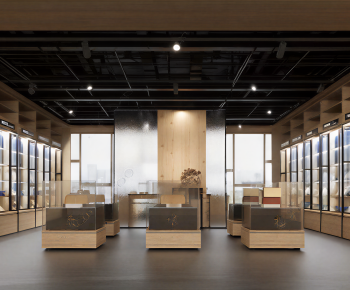 New Chinese Style Exhibition Hall-ID:989617112
