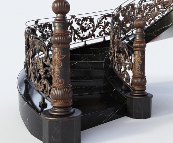 European Style Rotating Staircase-ID:647694113